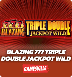 Blazing 777 Triple Double Jackpot Wild