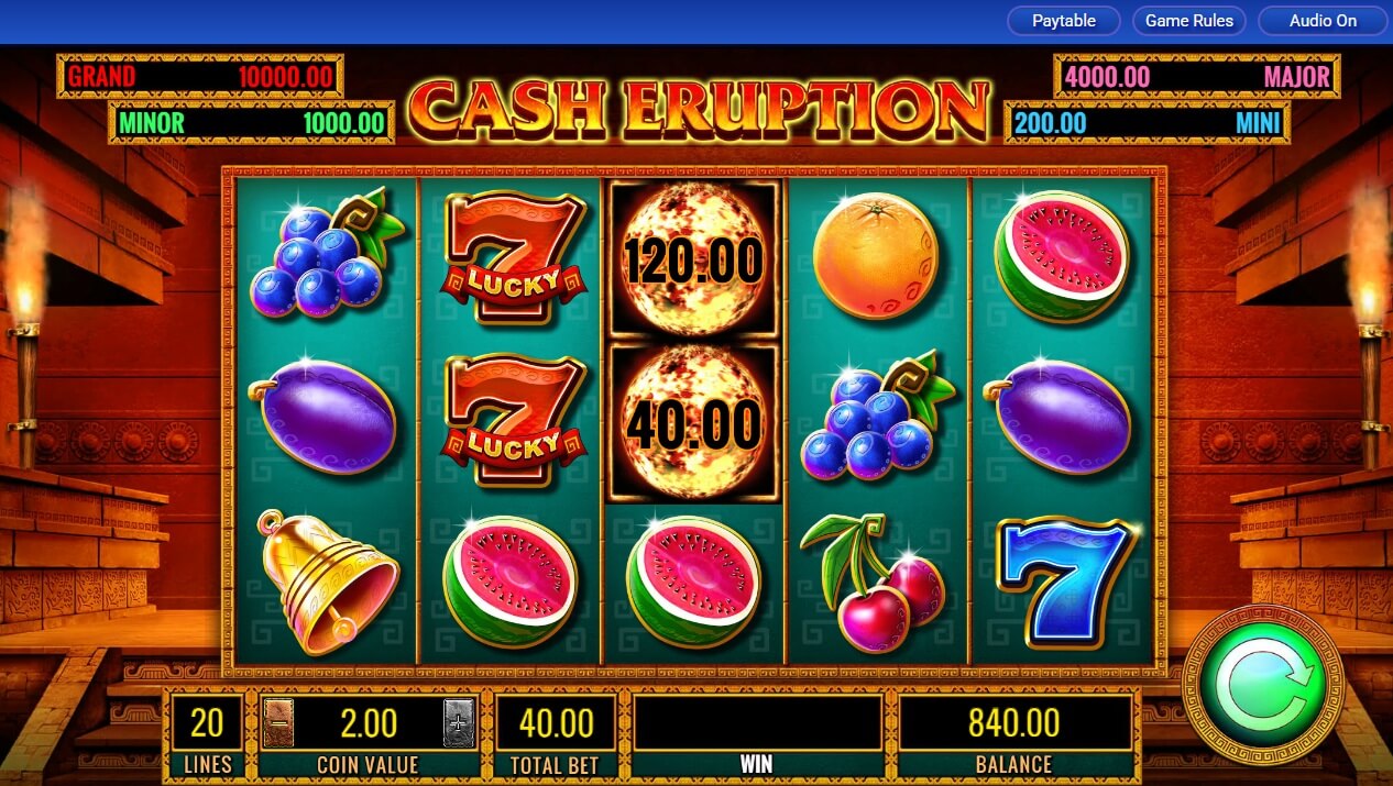 cash eruption screenshot