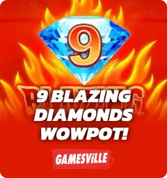9 Blazing Diamonds WOWPOT