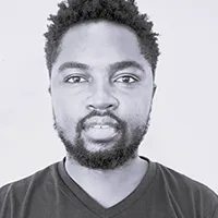 portrait of Ernest Masuka - Portrait with neutral background.