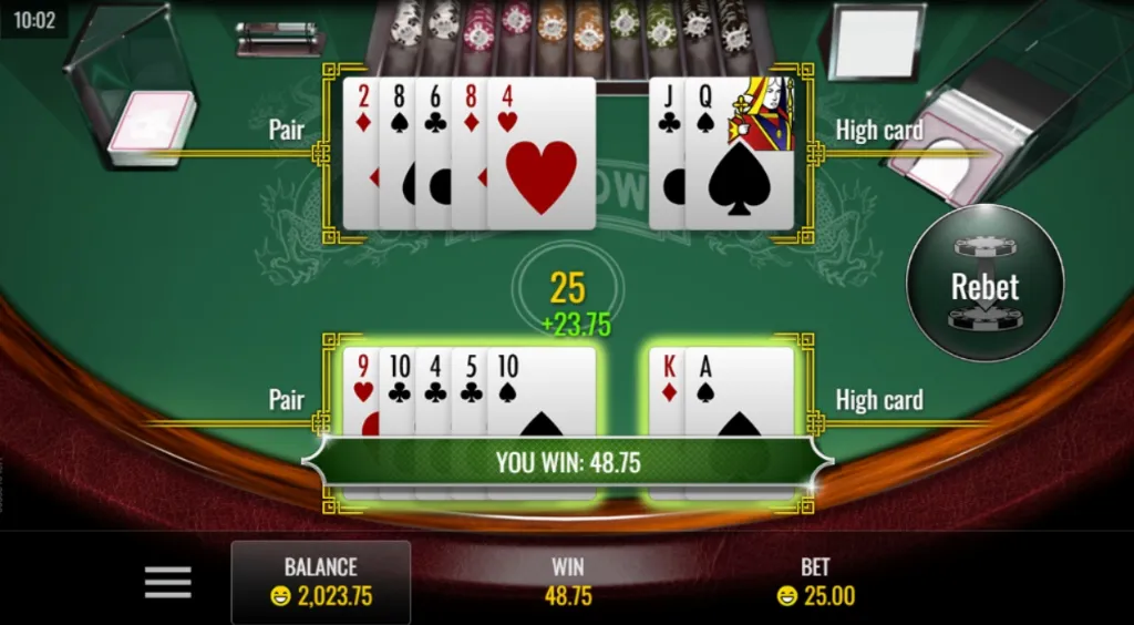 Pai Gow Winning Hand